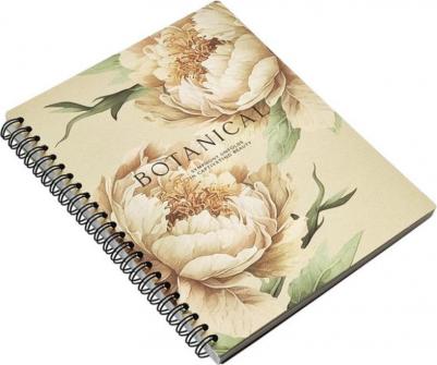 Тетрадь Peony 96 листов, клетка, 156х207 мм