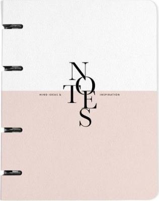 Тетрадь с кольцевым механизмом, Notes, розовая, 120 листов, клетка – фото 2