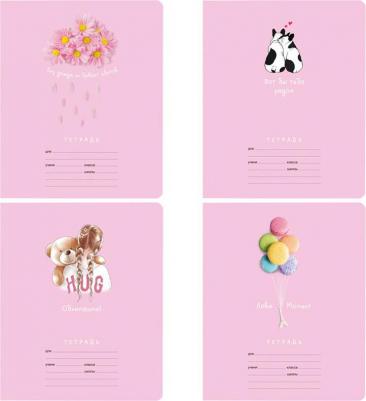 Тетрадь 18 листов, линия "Первоклассная", светло-сиреневая – фото 5