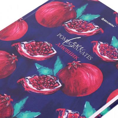 Дневник 5-11 класс 48 листов, глянцевая ламинация, с подсказом, "Гранаты" – фото 2