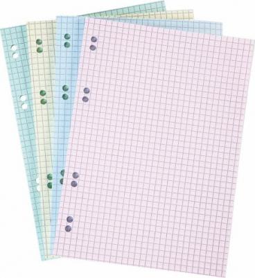 Сменный блок к тетради на кольцах, А5, 200 л., 4 цвета по 50 л., 401661 – фото 13