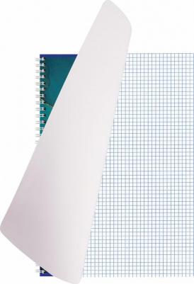 Тетрадь А4, 96 л., гребень, клетка, матовая ламинация, "Marble", 404063 – фото 6