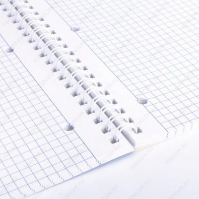 Тетрадь А4, 96 л., гребень, клетка, матовая ламинация, "Marble", 404063 – фото 9