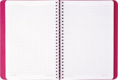 Тетрадь А5, "Office PRO", под кожу, гребень, 80 л., красная, 111042 – фото 6