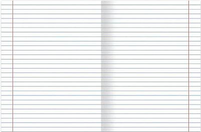 Тетрадь для школы тонкая 12 листов Комплект 10 штук Классика, линия, обложка картон, Черная, 106655 – фото 4