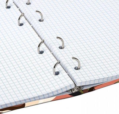 Тетрадь на кольцах A5, 17 х 21 см, 120 листов, клетка "Vision" – фото 3