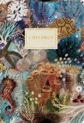 Тетрадь Фантазия. Кораллы, 40 листов, клетка