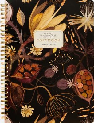 Тетрадь Ночные цветы, B5, 60 листов, клетка – фото 1