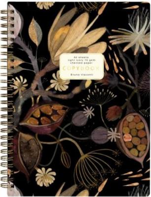 Тетрадь Ночные цветы, B5, 60 листов, клетка – фото 2