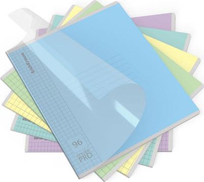 Тетрадь А4, 96 листов в линейку на скобе "Классика" CoverPrо, плас