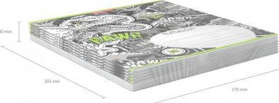 Тетрадь Dinosaur Park линейка 18 л – фото 5