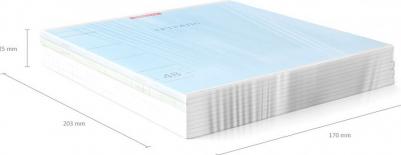 Тетрадь общая ученическая "Классика Visio", 48 листов, линейка, блок 5 штук – фото 1