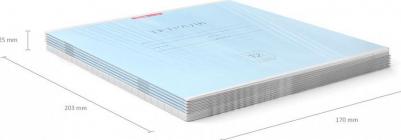 Тетрадь школьная, 12 листов, клетка, голубая, упаковка 10 штук – фото 6