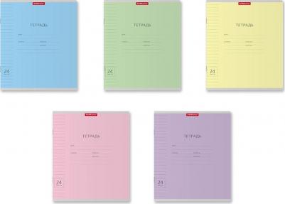Тетрадь школьная ученическая Классика Visio 17x20,3 см, 24 л, линия, в ассортименте – фото 1