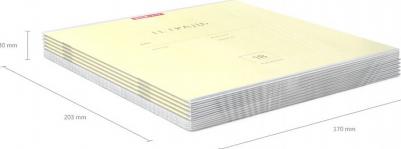 Тетрадь. 18 листов. ЛИНЕЙКА.. Классика с линовкой голубая. 10 штук – фото 6