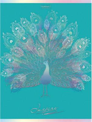 Тетрадь А5, 48 л., скоба, клетка, матовая ламинация, 3D, "Вдохновение", 48Т5лофВ1 – фото 5