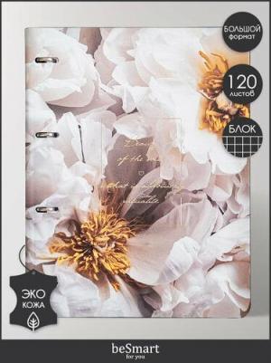 Тетрадь Beauty, Цветы, 120 листов, клетка, А4 – фото 4