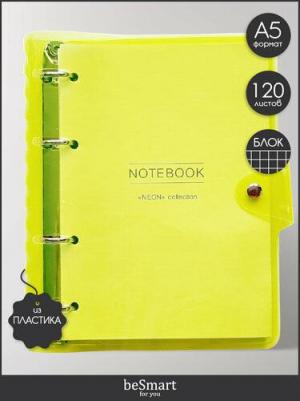 Тетрадь общая Neon А5 120 л клетка N857/LIGHT-GREEN – фото 4
