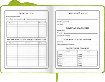 Дневник 1-4 класс, 48 листов, кожзам "Панда" 4606224353401 – фото 4