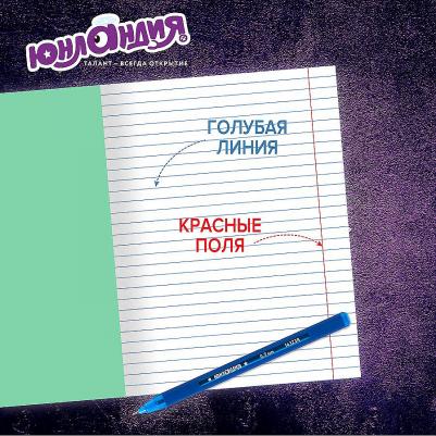 Тетради 18 листов, комплект 10 штук, линия, зеленые – фото 1