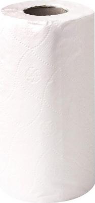 Полотенца бумажные бытовые, спайка 2 шт., 2-х слойные, 22х23 см, белые, 126906 – фото 1