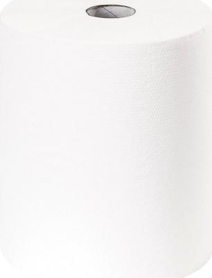 Полотенца бумажные рулонные 200 м, (H1) ADVANCED, 1-слойные, белые, КОМПЛЕКТ 6 рулонов, 112503 – фото 3