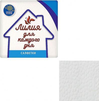 Салфетки бумажные " 55", 24x24 см, цвет: белый, 100 штук в упаковке – фото 5