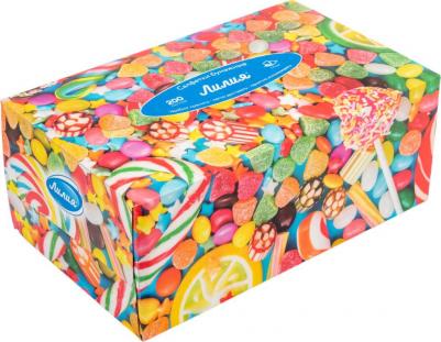 Салфетки бумажные в коробке, 2-слойные, 100 шт – фото 2