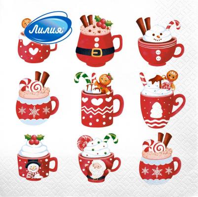 Салфетки Лакомство 2 сл 20 л 33х33 см