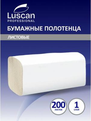 Полотенца бумажные листовые V-сложения 1-слойные 20 пачек по 200 листов – фото 1