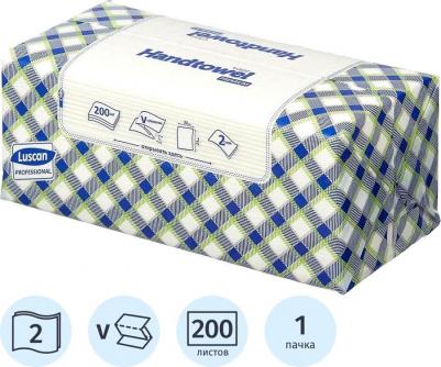 Полотенца бумажные листовые V-сложения 2-слойные 20 пачек по 200 листов 4680546055618 – фото 5
