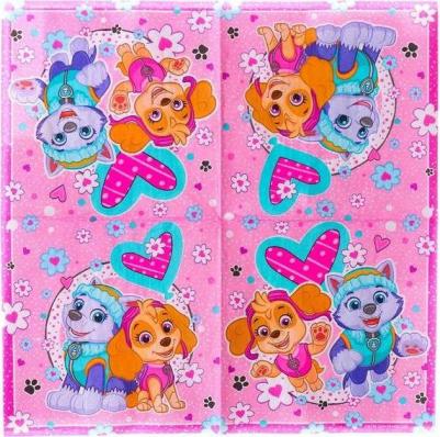 Салфетки бумажные Щенячий патруль для девочек 3 слоя 33x33 см 20 штук – фото 5
