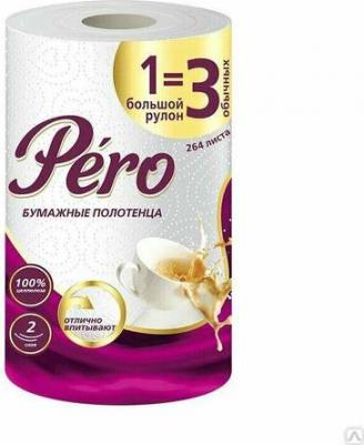 Полотенце бумажное белое 2 слоя, 1 рулон, 264 листа, размер листа 23х12.5 см, 33 м – фото 7