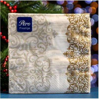 Салфетки Prestige Версаль, 20 шт, 3 слоя, 33х33 см – фото 1