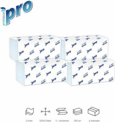 Полотенца бумажные листовые V-сложения 2-слойные 20 пачек по 200 листов – фото 17