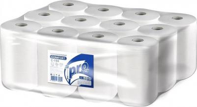 Полотенца бумажные в рулонах 1-слойные 12 рулонов по 120 метров – фото 8