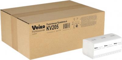 Полотенца бумажные листовые Prof F1 Comfort KV205 V-сложения 2-слойные 20 пачек по 200 листов – фото 4