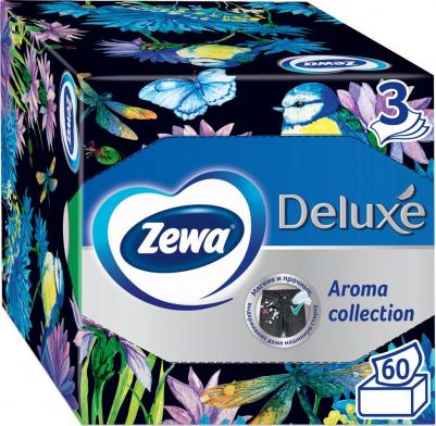 косметические салфетки Салфетки косметические Deluxe Aroma Collection 3-слойные 60 штук в упаковке – фото 15