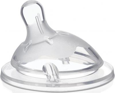 бутылочка Соска Natural Feeling 1шт.,2mec.+, силиконовая с флексорами,средний поток, Бутылочки и Соски – фото 3