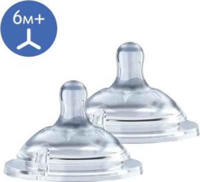 Соска Natural Feeling силиконовая с флексорами, д/густ.пищи, 2 шт – фото 5