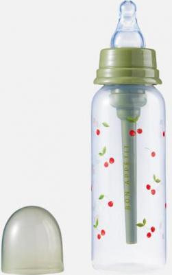 10015, Бутылочка для кормления от 0 месяцев, для новорожденных, 250 мл, зеленая с вишенками – фото 6