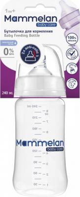 Mammelan бутылочка для кормления противоколиковая с 1 мес.240 млс широким горлом – фото 2