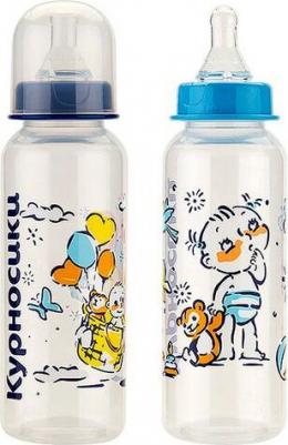 бутылочка с силиконовой соской Золотая рыбка арт.11141, 250 мл – фото 5