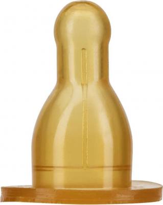 Соска латексная большого размера со средним отверстием 6+ мес. 2 шт – фото 6