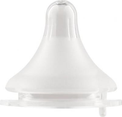 соска силикон. молочная д/шир. горла сред. поток 3мес.+