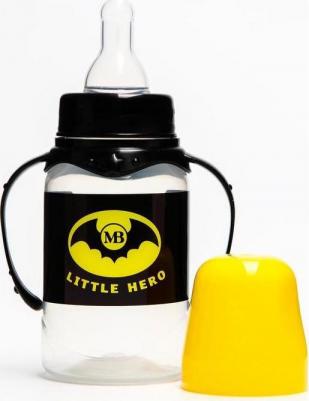 Бутылочка для кормления Little Hero, 150 мл цилиндр, с ручками – фото 2