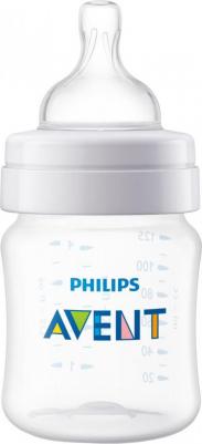 Бутылочка для кормления Anti-colic, медленный поток, от 0 месяцев, 125 мл