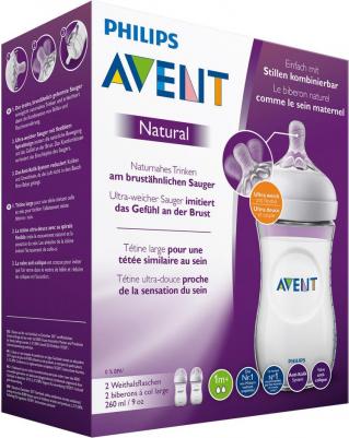 Бутылочка для кормления Natural SCF033 / 27 260 мл, 2 шт – фото 7