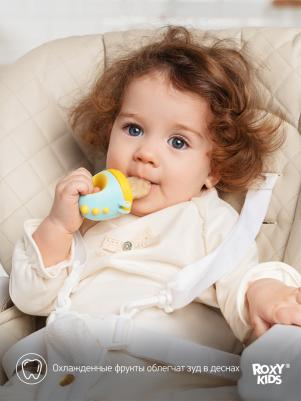 Ниблер для прикорма детский с силиконовой сеточкой Dino от – фото 5