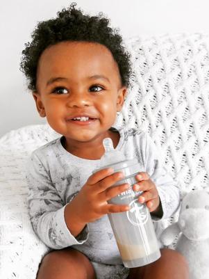 Антиколиковая бутылочка для кормления, цвет: белый (Diamond), 260 мл – фото 1